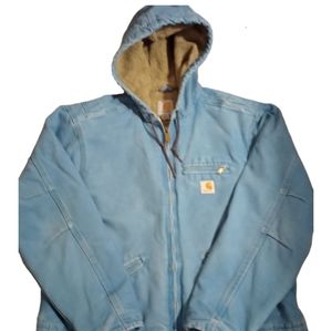 Carhartt Sandstone Sierra Blue (Rare) Sherpa Lined Women's Size Xlarge (RARE)